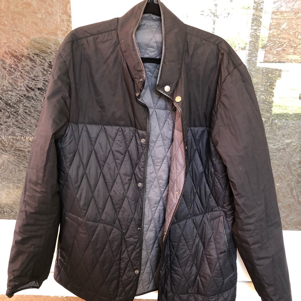 Z Zegna Reversible Quilted Jacket Size XL